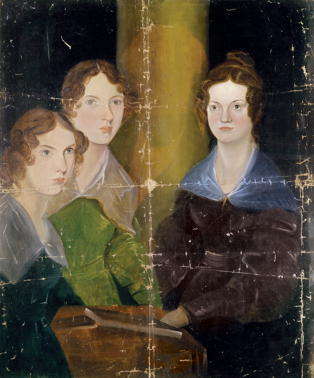 Ritratto delle sorelle Bronte, c.1834 da Patrick Branwell Bronte