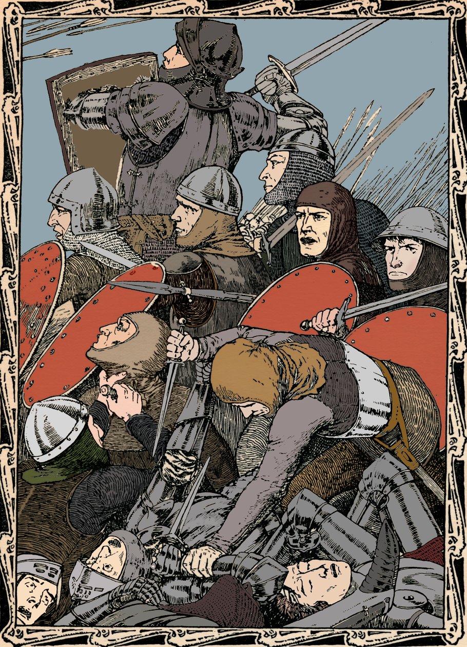 Alla Battaglia di Agincourt, 1902 da Patten Wilson