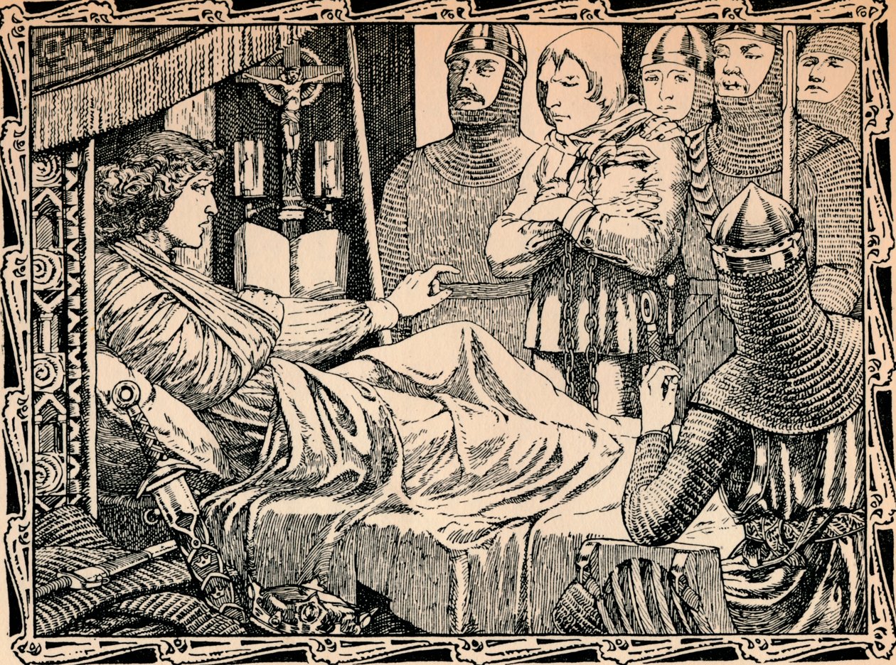 Morte del re Riccardo I, 1902 da Patten Wilson