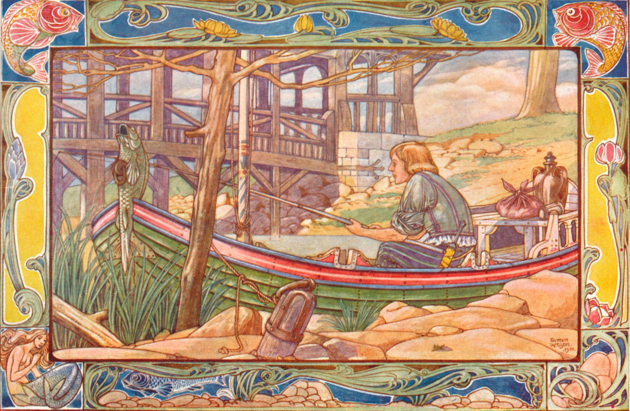 Il pescatore, 1901 da Patten Wilson