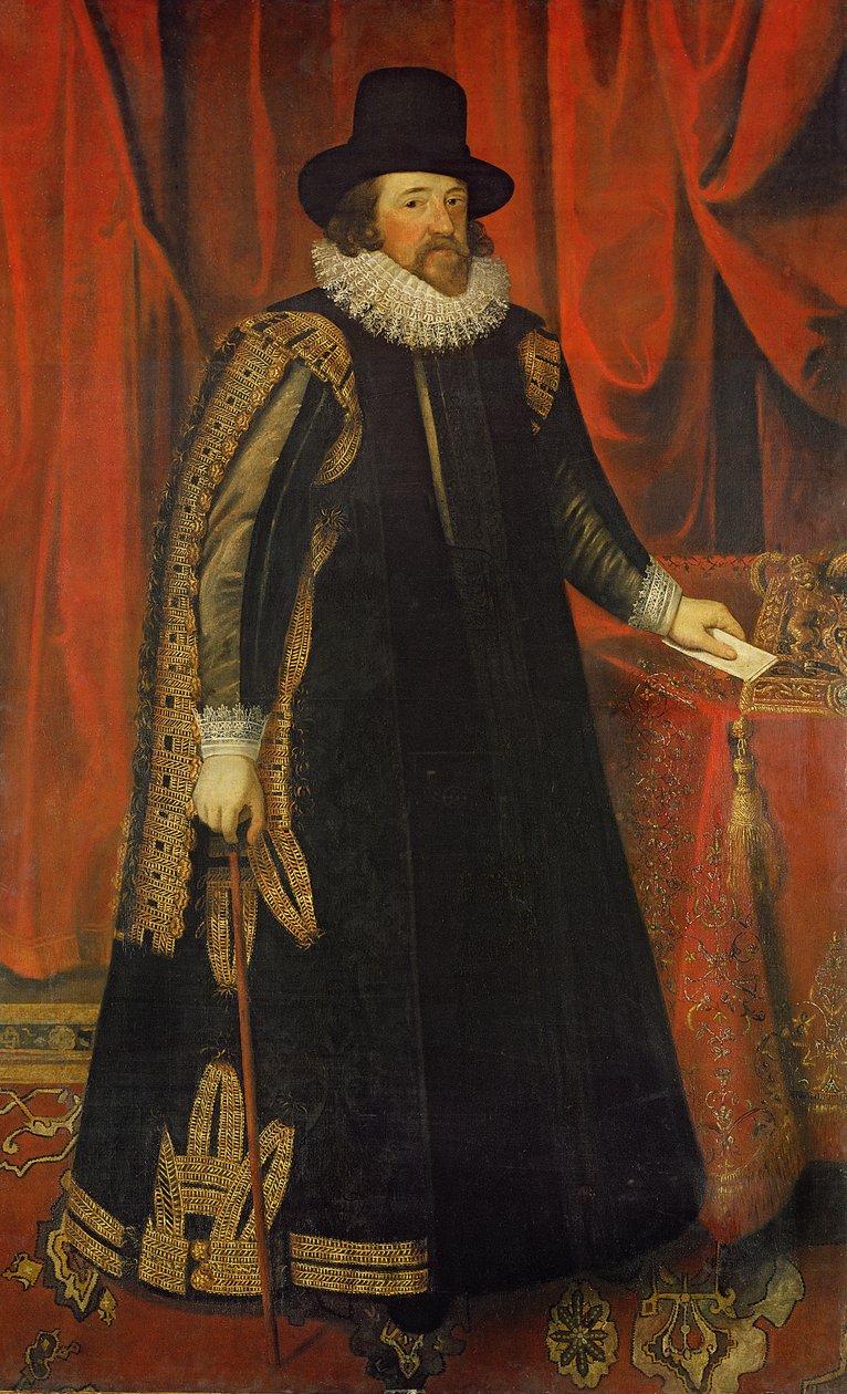 Sir Francis Bacon (1561-1626) Visconte di St. Albans da Paul van Somer