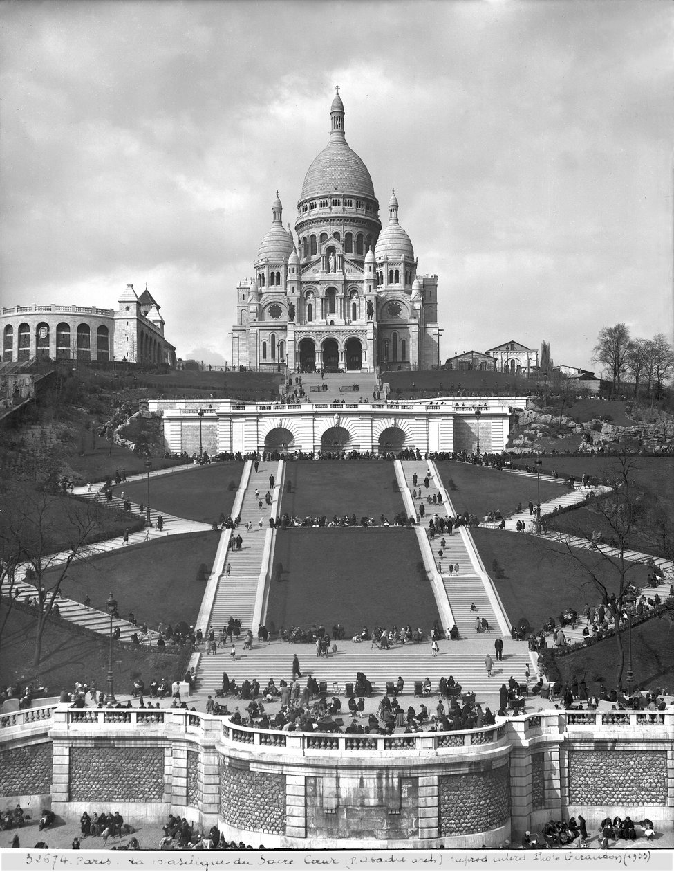Basilica del Sacro Cuore, Montmartre, 1876-1910 da Paul Abadie