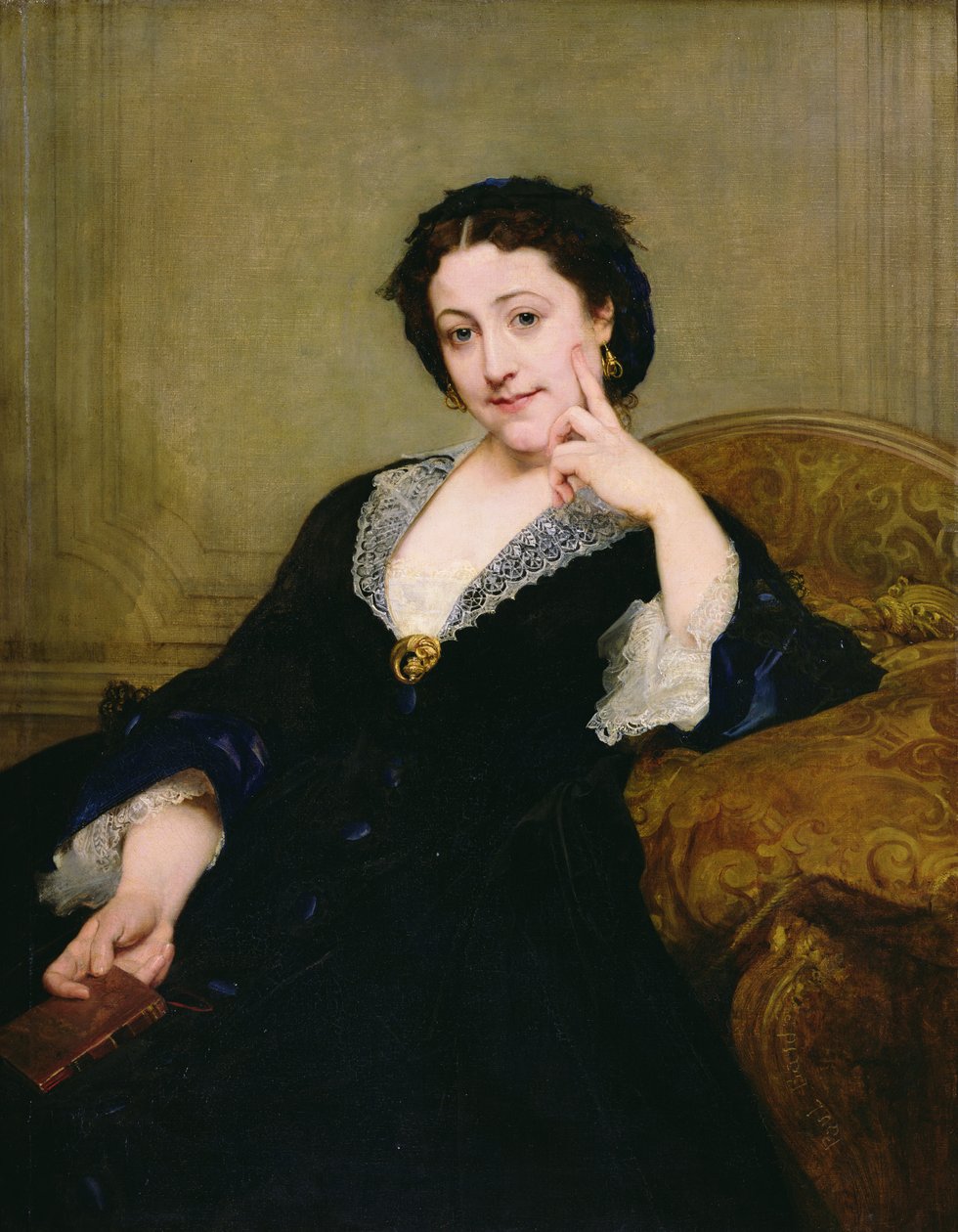 Madeleine Brohant (1833-1900) della Comédie-Française, 1860 da Paul Baudry