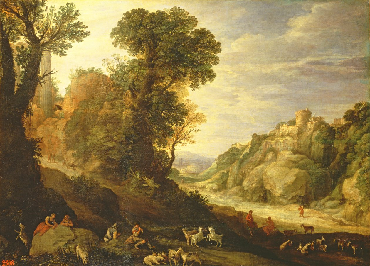 Paesaggio montano, 1626 da Paul Bril