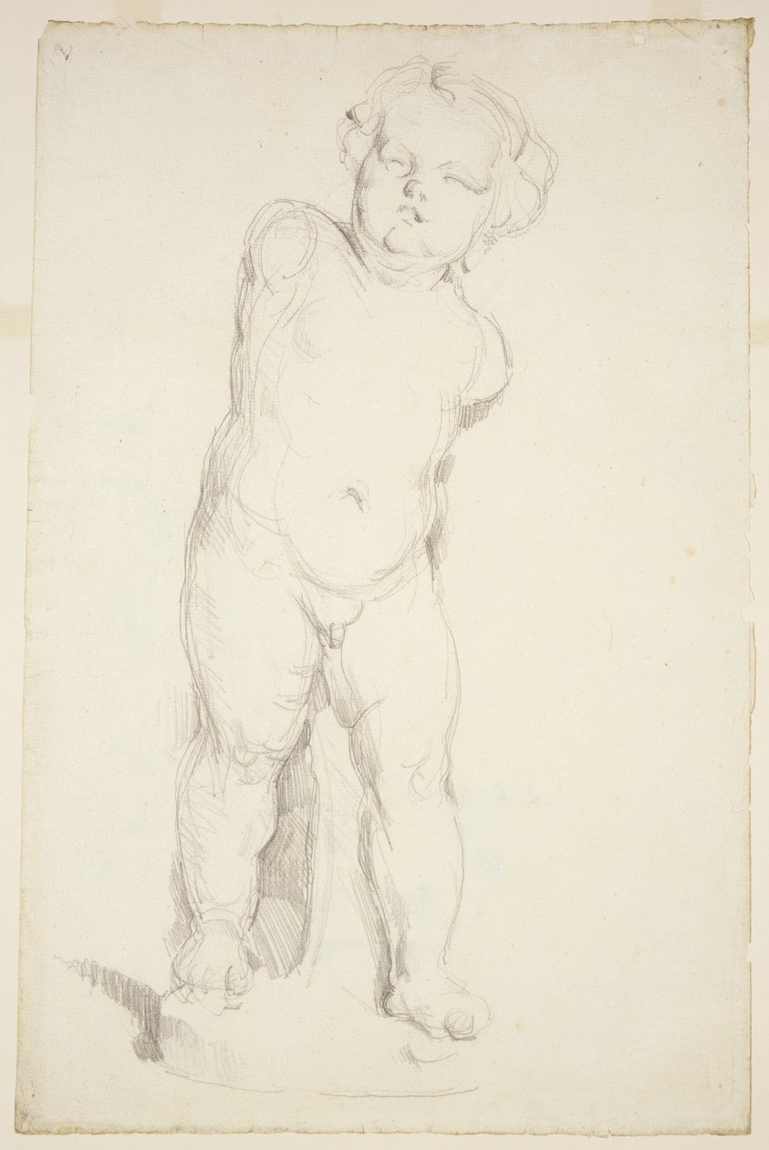 Cupido in gesso, 1890-95 da Paul Cézanne