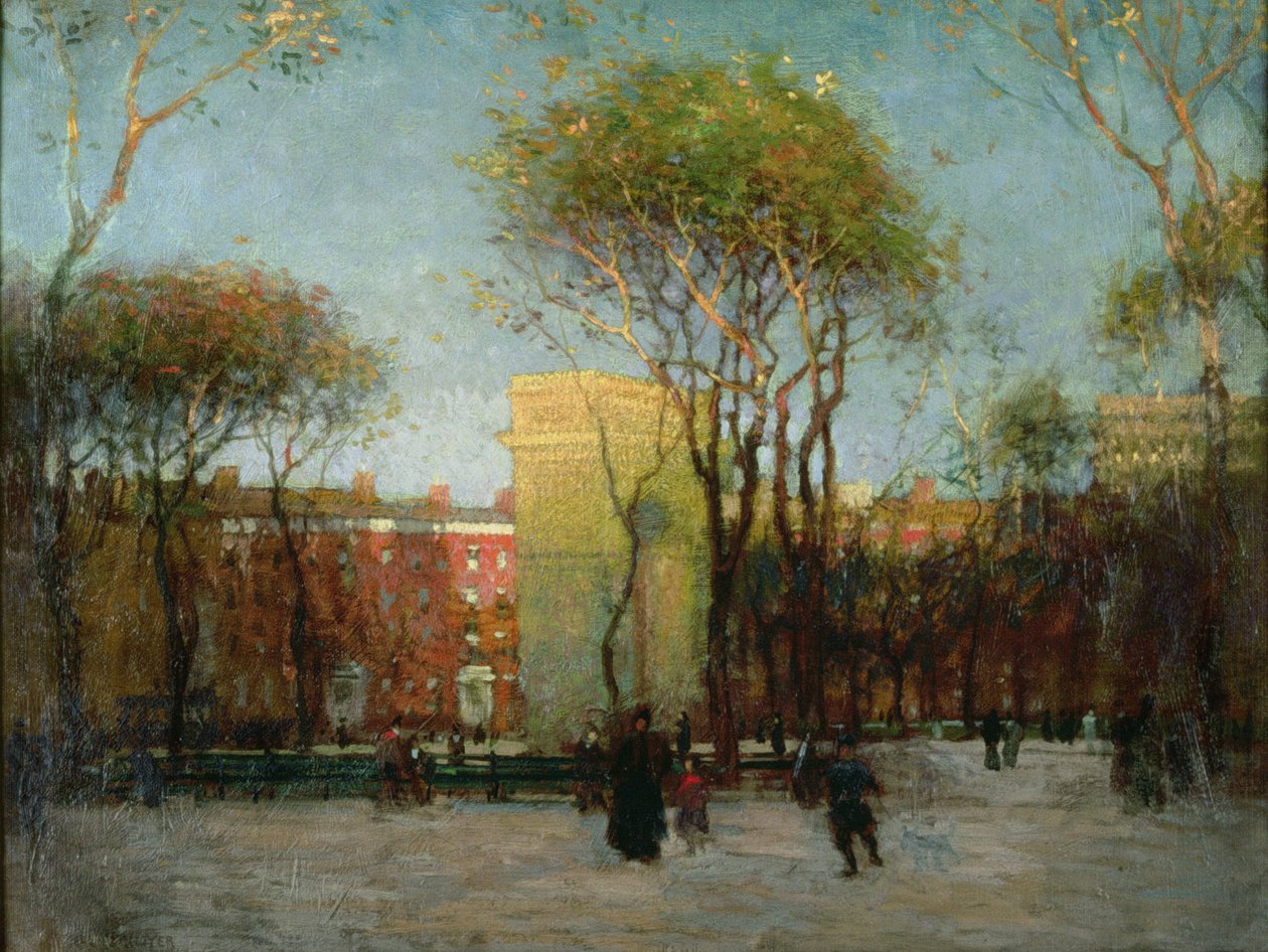 Washington Square, New York, c.1900 da Paul Cornoyer