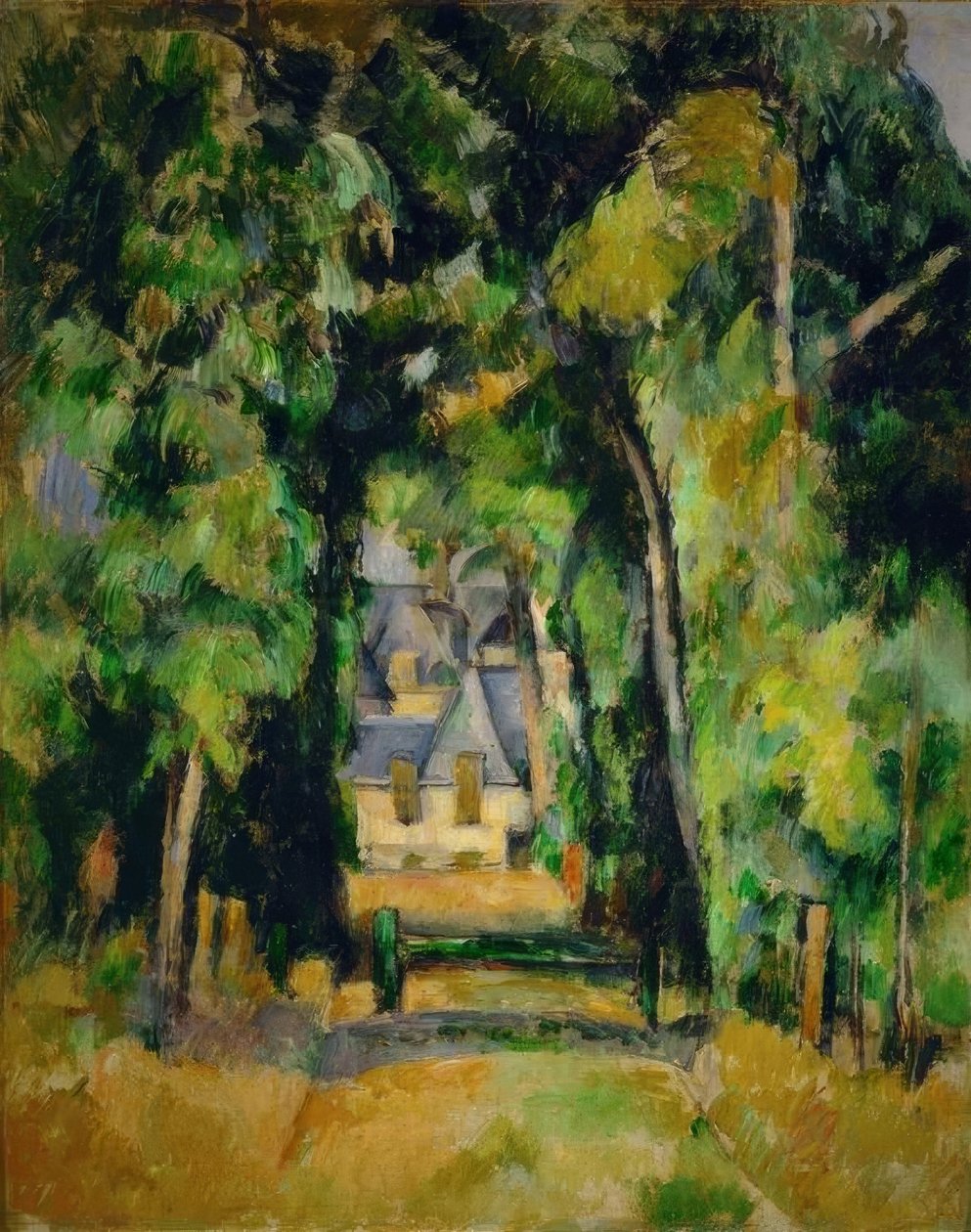 Viale a Chantilly da Paul Cézanne