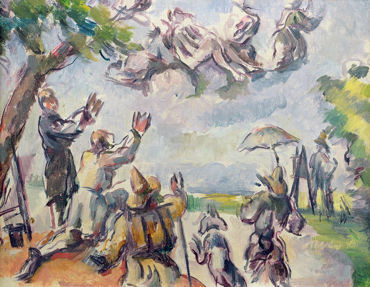 Apoteosi di Delacroix da Paul Cézanne
