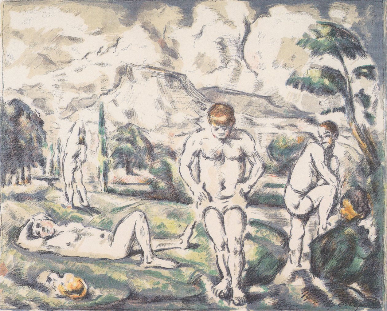 Bagnanti da Paul Cézanne