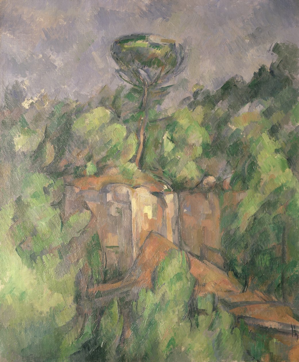 Cava di Bibemus da Paul Cézanne