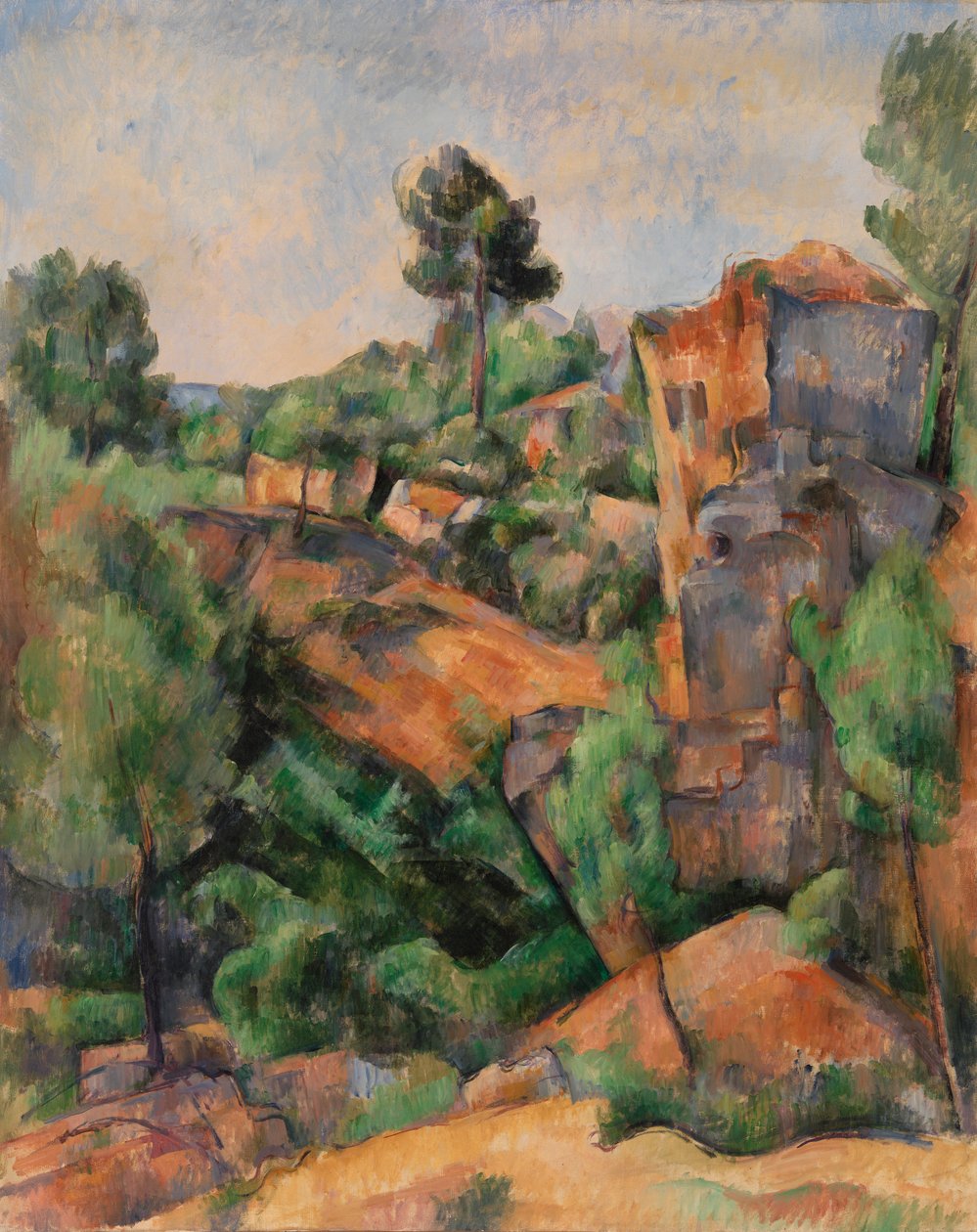 Cava di Bibémus da Paul Cézanne