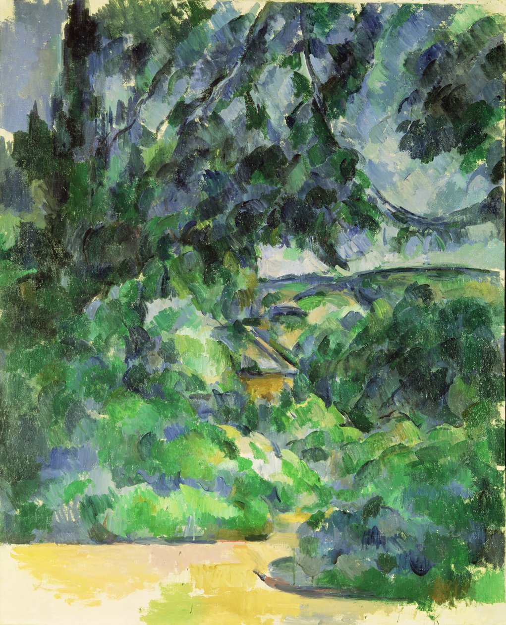 Paesaggio blu, c.1903 da Paul Cézanne