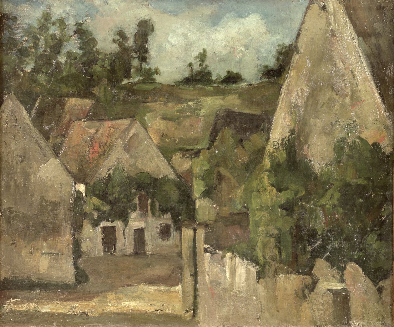 Incrocio alla Rue Remy, Auvers da Paul Cézanne