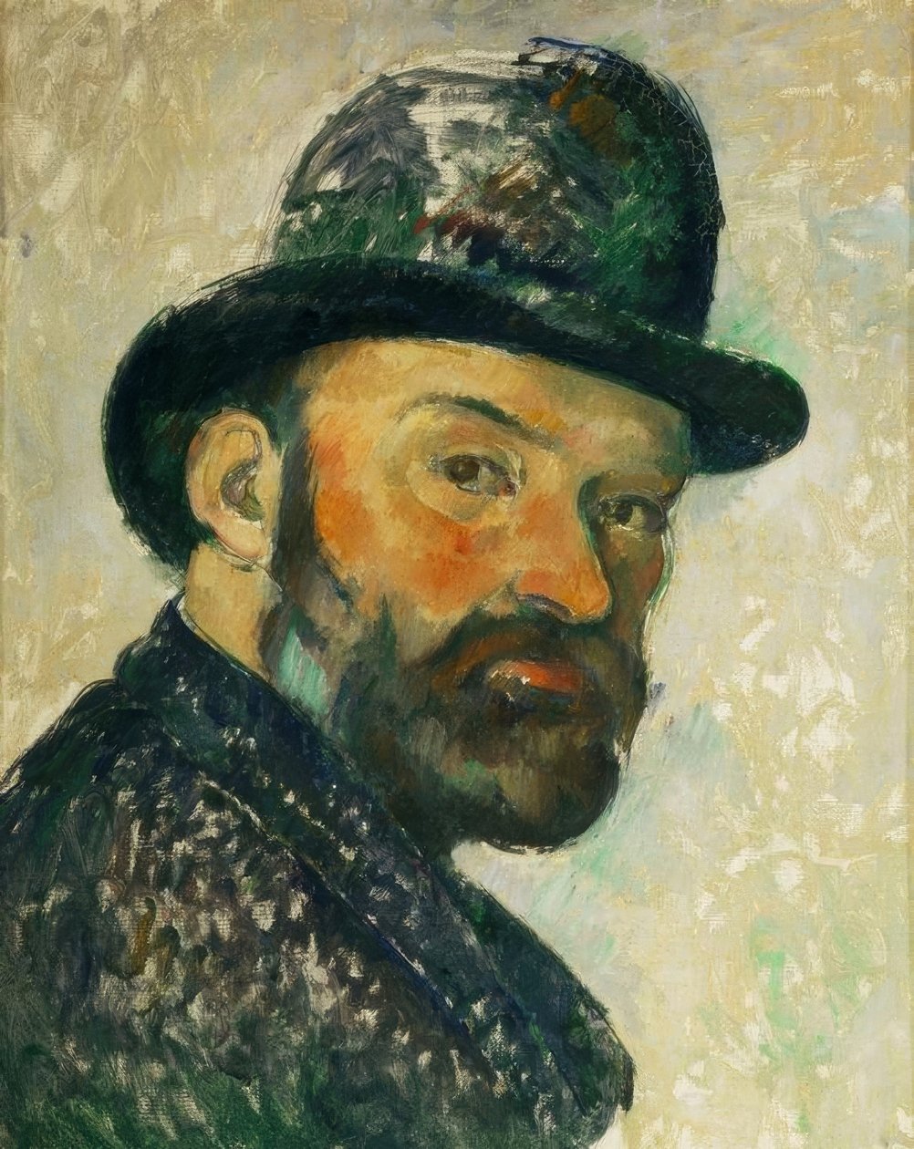 Cézanne con bombetta (schizzo) da Paul Cézanne