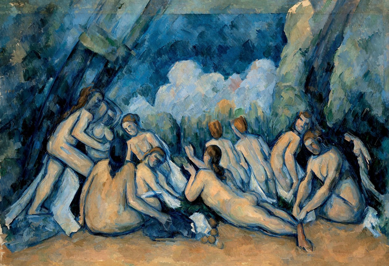Le grandi bagnanti da Paul Cézanne
