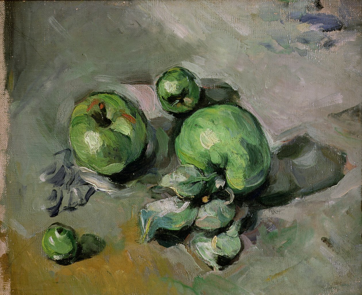 Mele verdi, c.1872-73 da Paul Cézanne