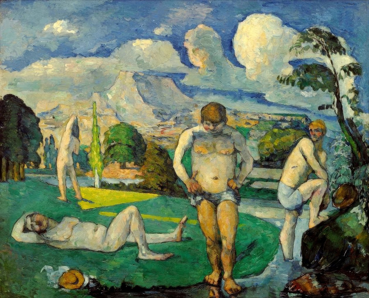 I bagnanti a riposo da Paul Cézanne