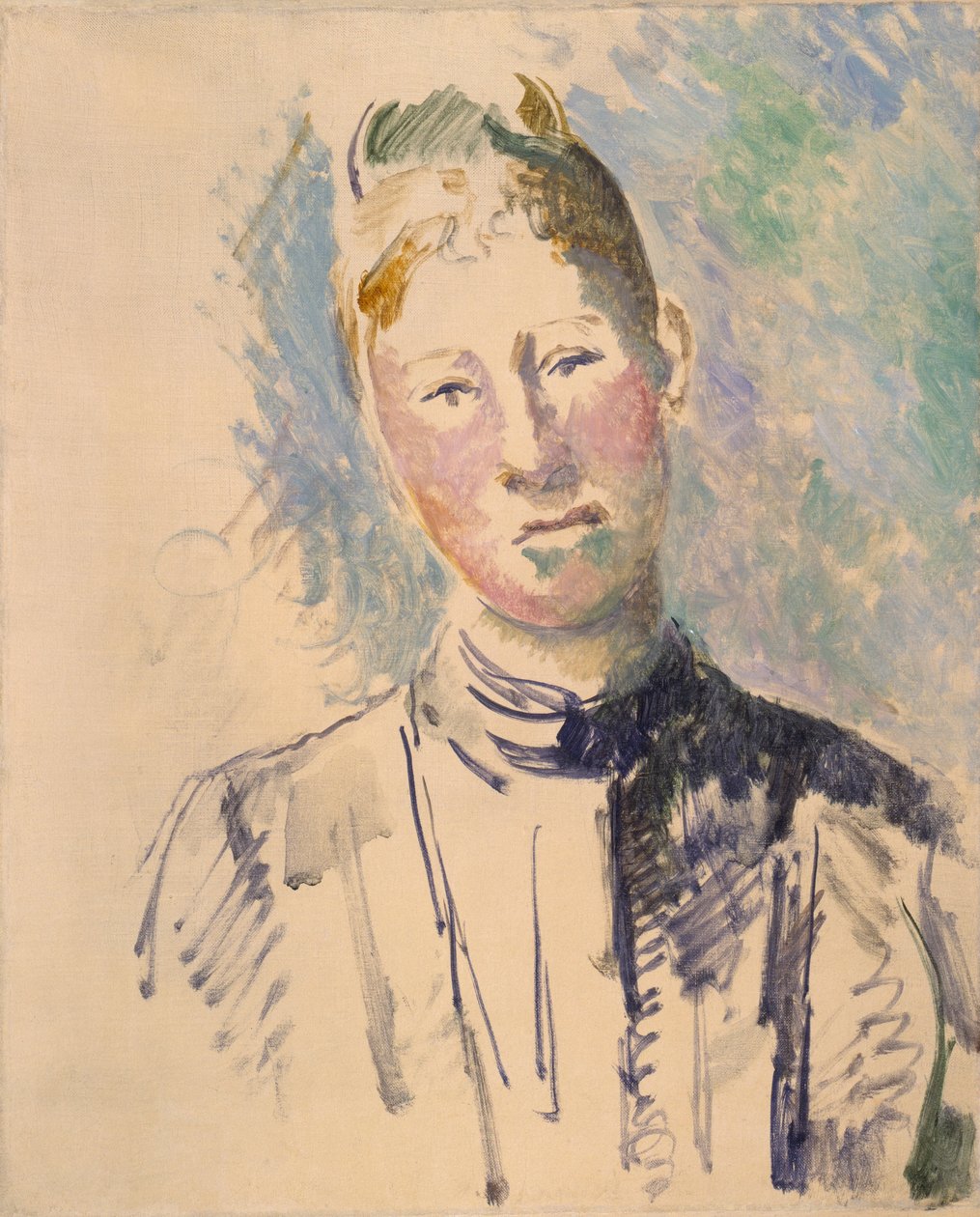 Madame Cézanne da Paul Cézanne