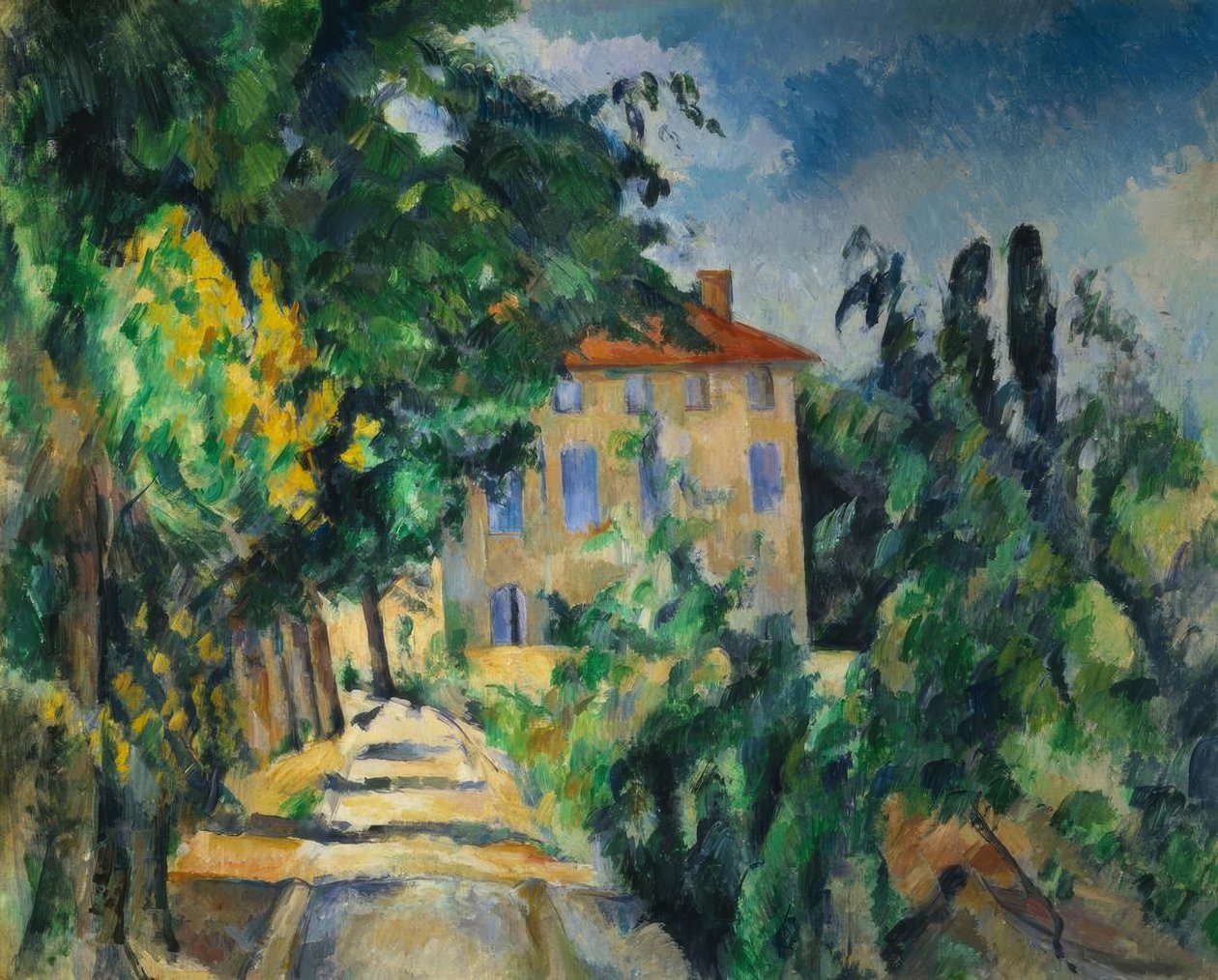 Casa con tetto rosso da Paul Cézanne