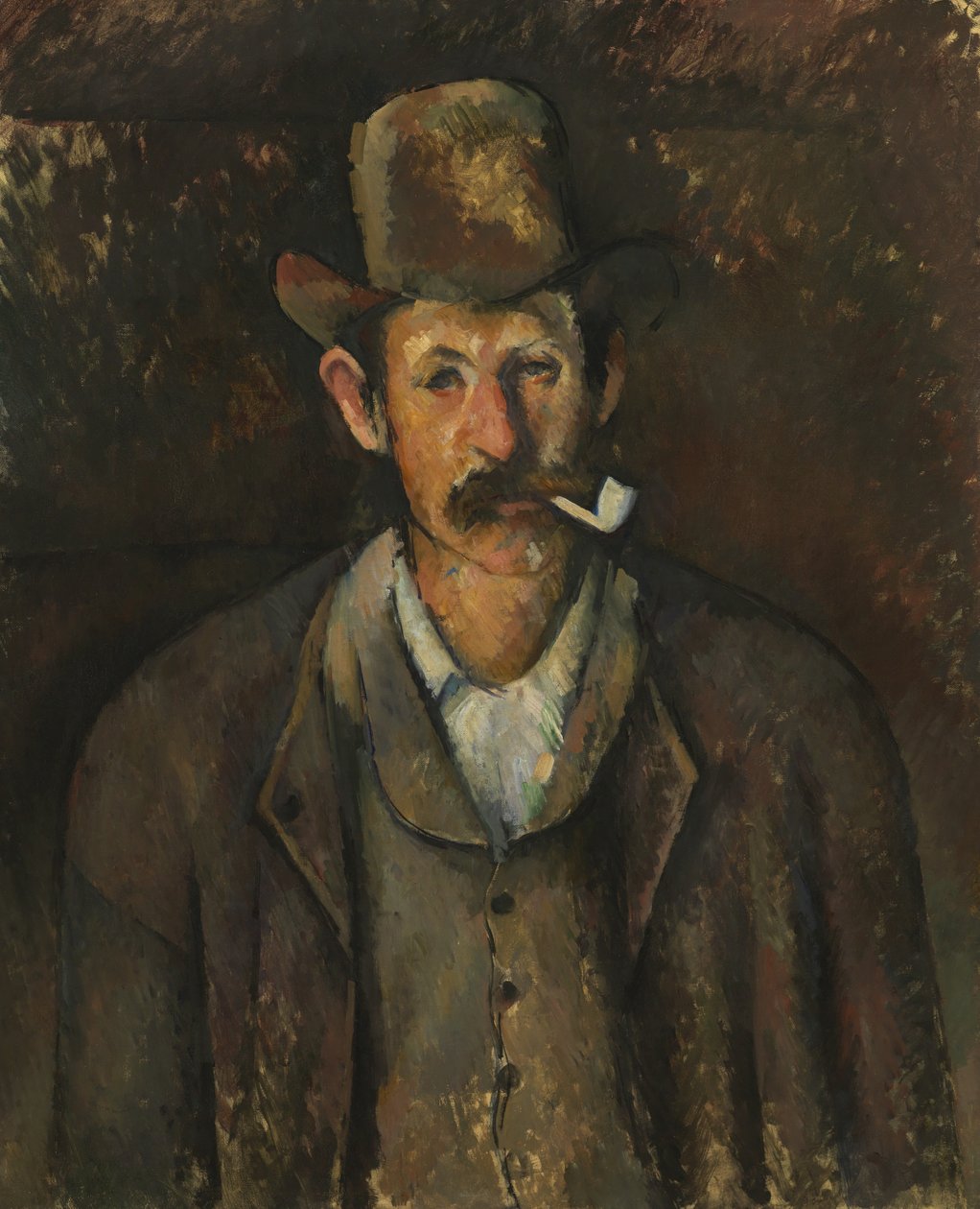 Uomo con pipa, c.1892-95 da Paul Cézanne