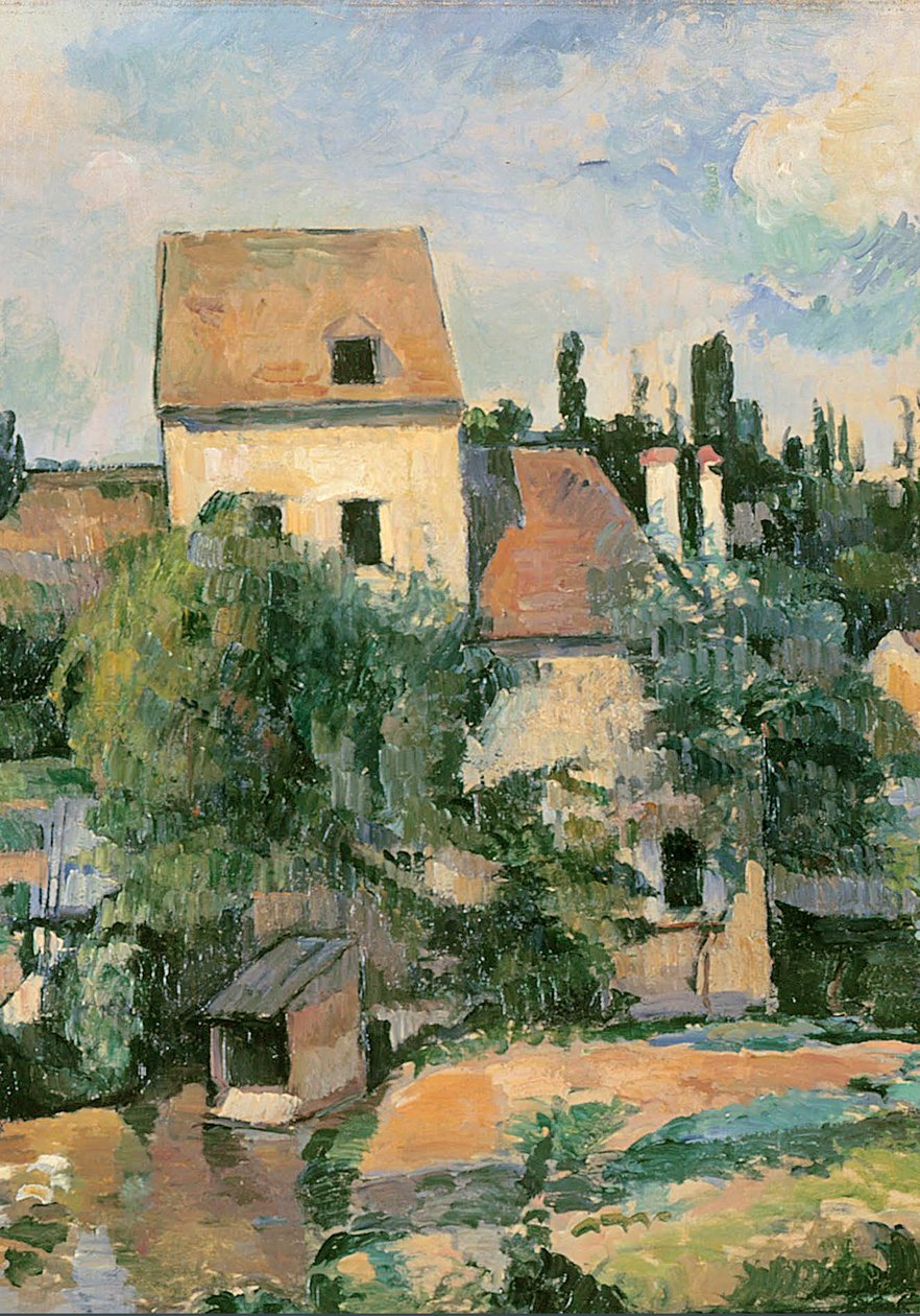 Moulin de la Couleuvre a Pontoise, 1881 (dettaglio) da Paul Cézanne