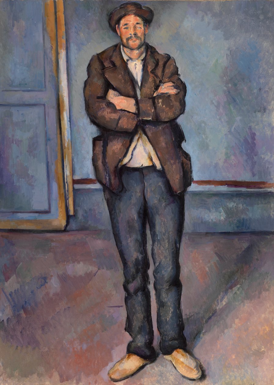 Contadino in Piedi con Braccia Incrociate da Paul Cézanne