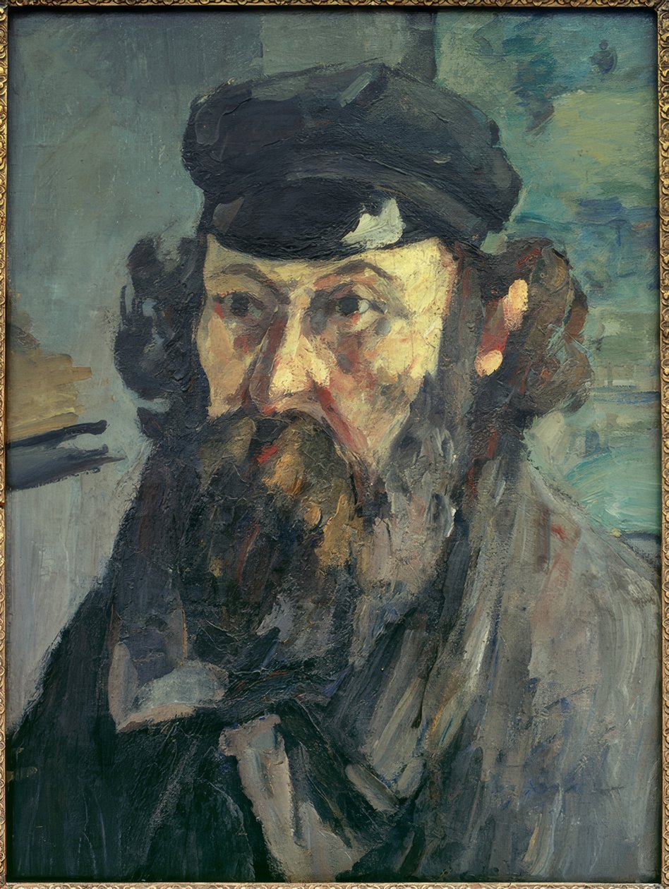 Ritratto di Cézanne con berretto da Paul Cézanne