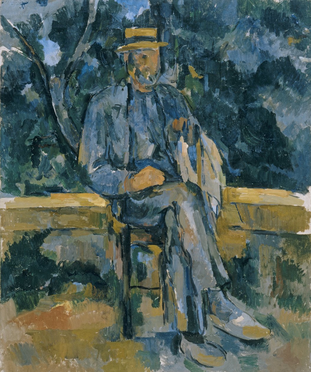 Ritratto di un contadino da Paul Cézanne