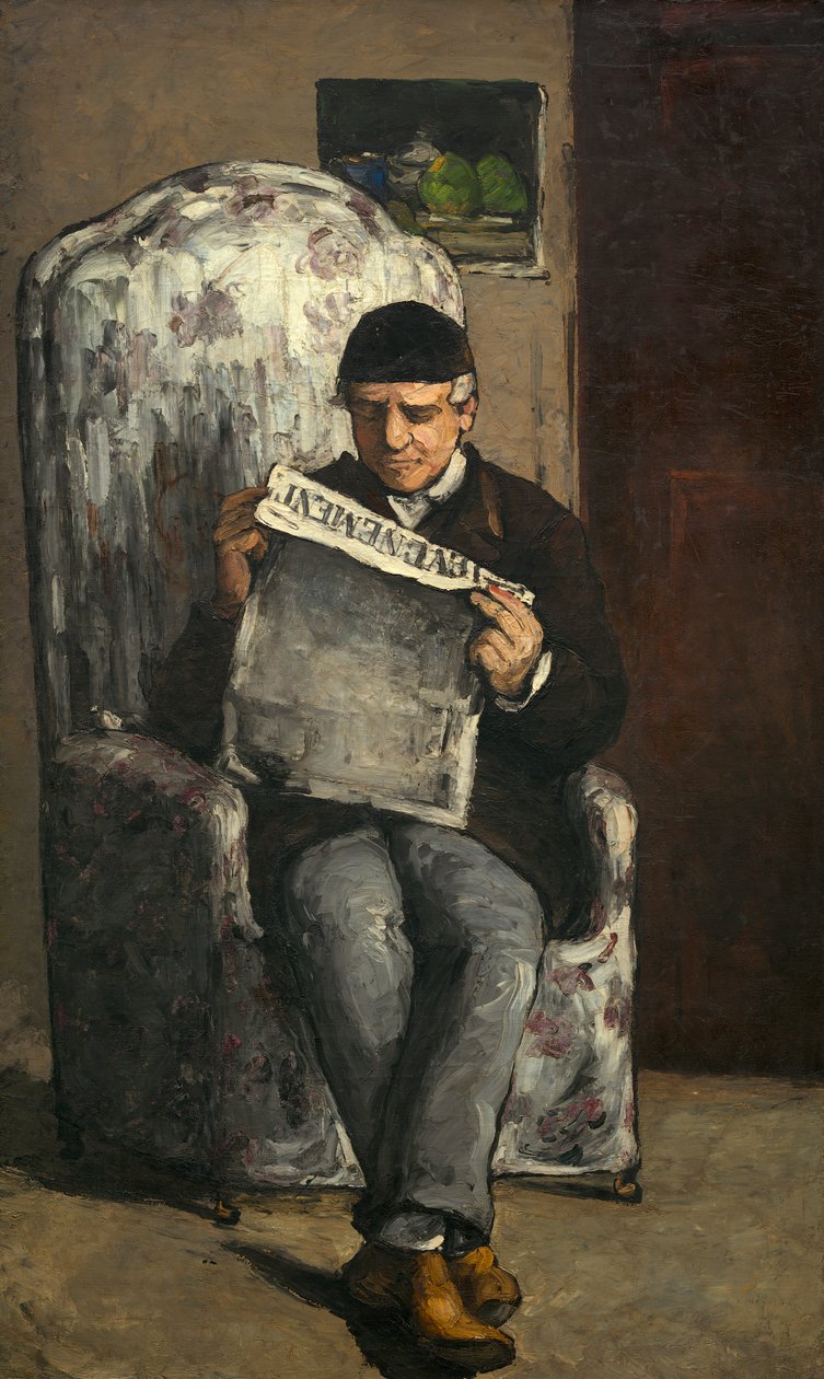 Ritratto di Louis-Auguste Cézanne da Paul Cézanne