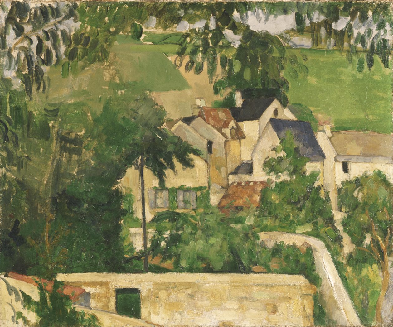 Quartiere Four, Auvers-sur-Oise da Paul Cézanne
