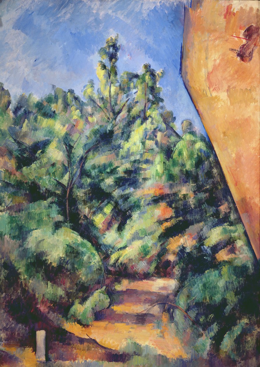 Roccia Rossa, c.1895 da Paul Cézanne