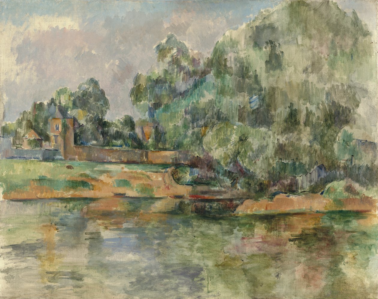 Riva del fiume, c.1895 da Paul Cézanne