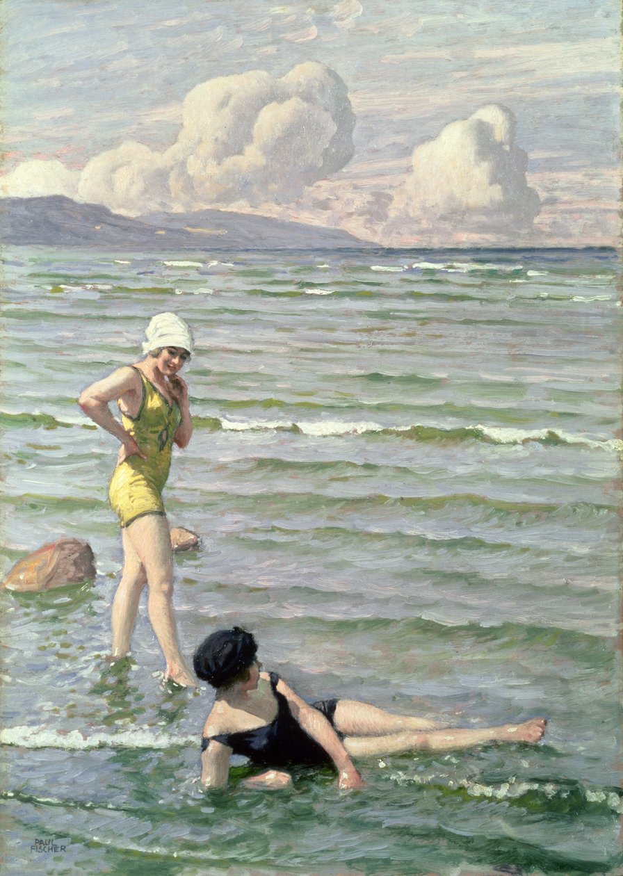 Ragazze che fanno il bagno da Paul Fischer