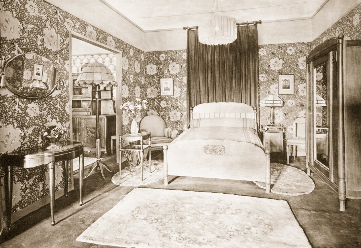 Camera da letto, 1930 da Paul Follot