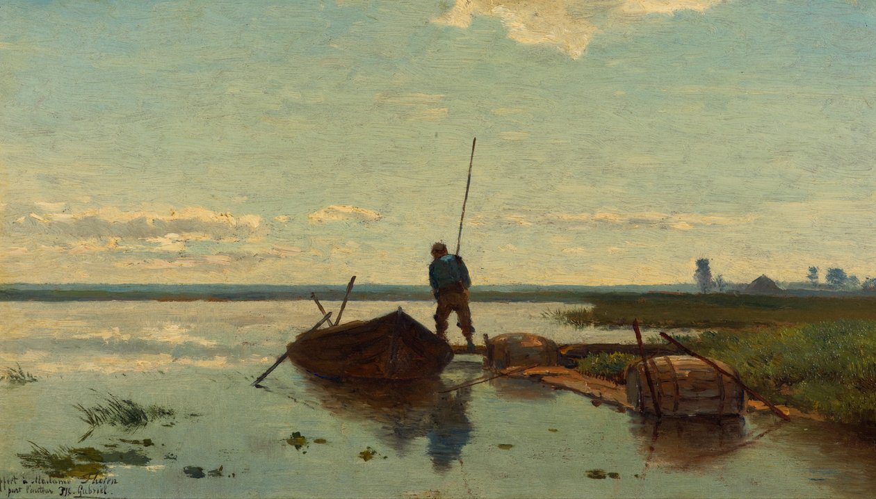 Paesaggio di polder da Paul Joseph Constantin Gabriel