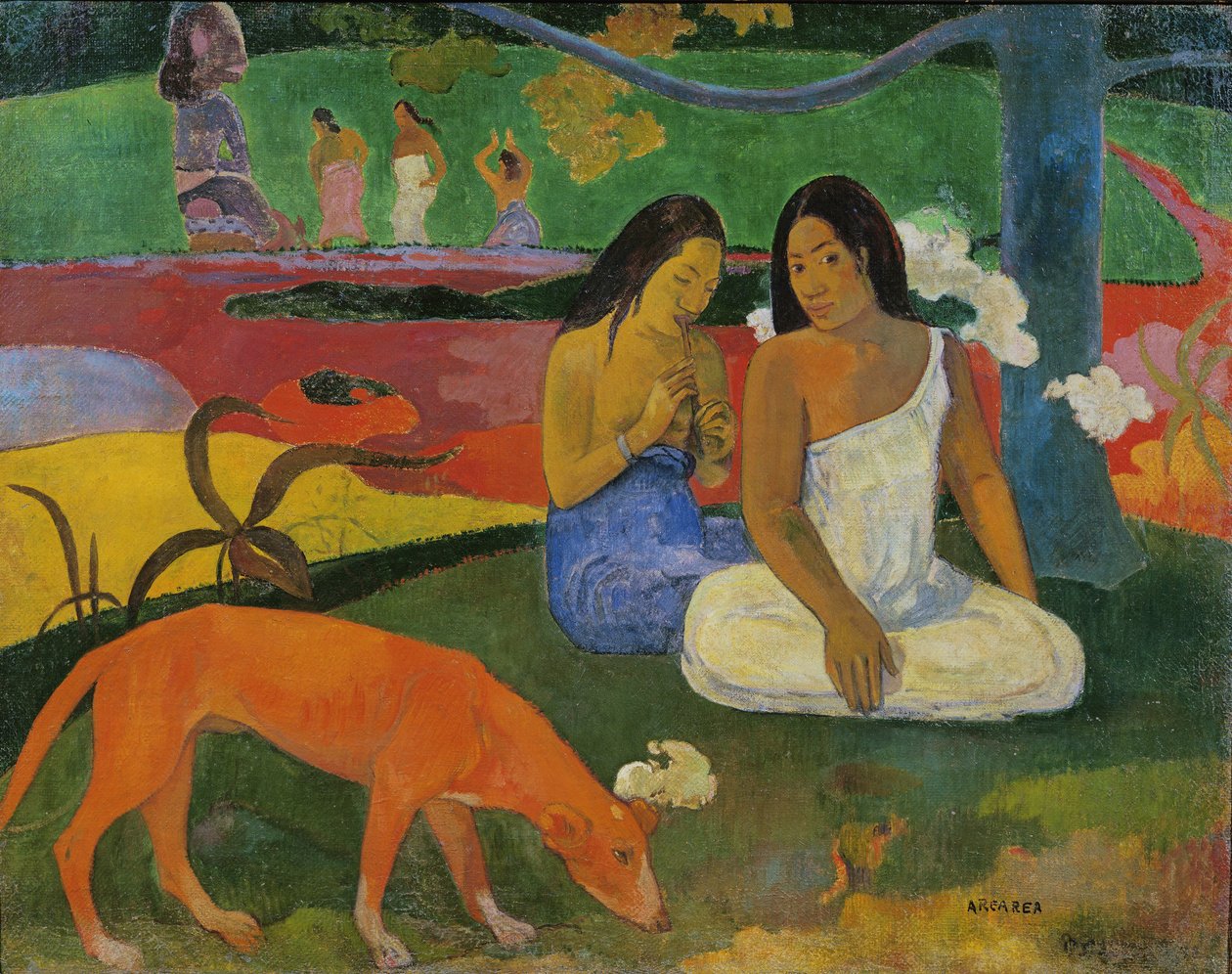 Arearea (Il cane rosso), 1892 da Paul Gauguin