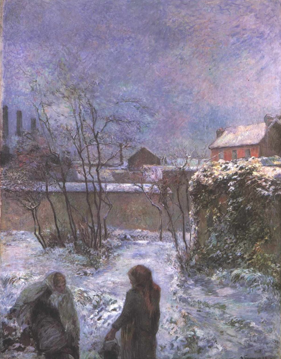 Il giardino in inverno, Rue Carcel da Paul Gauguin