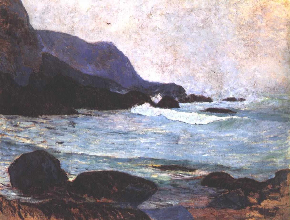 La costa di Bellangenay da Paul Gauguin