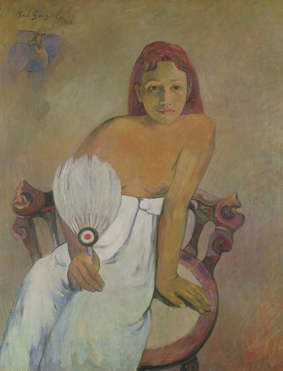 Ragazza con ventaglio, 1902 da Paul Gauguin