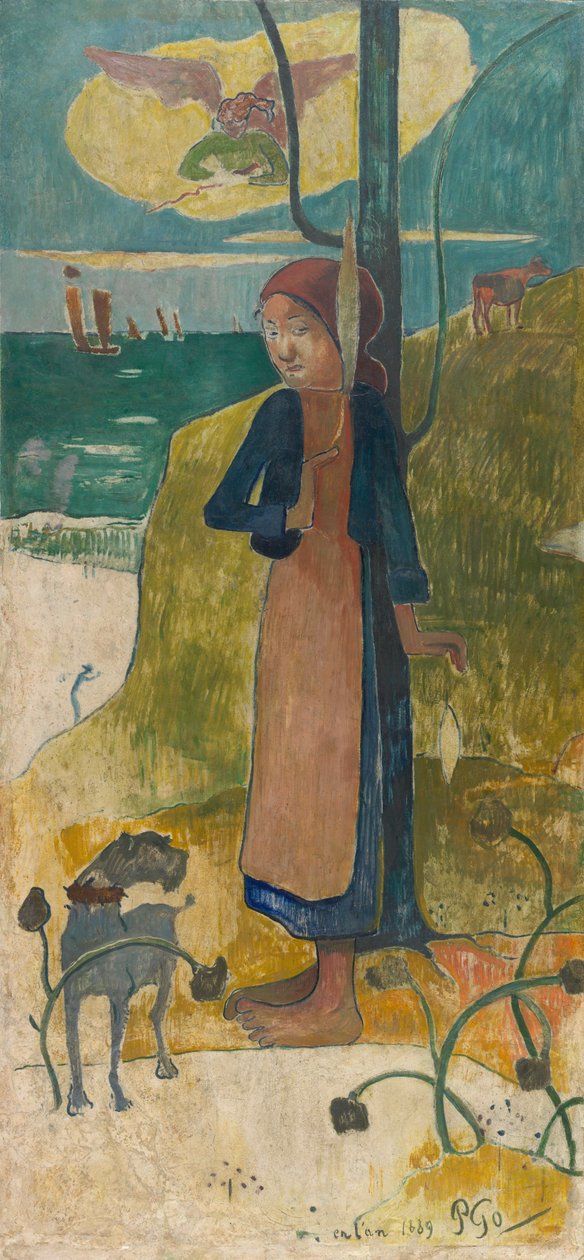 Giovane bretone al filatoio, o Giovanna d