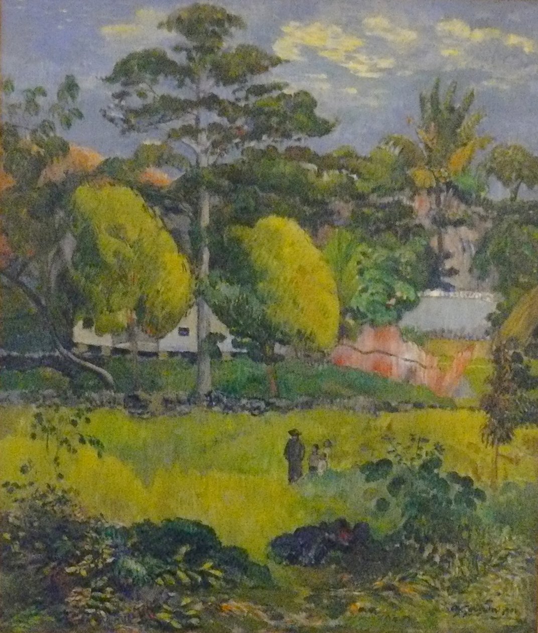 Paesaggio, o Passeggiata familiare da Paul Gauguin