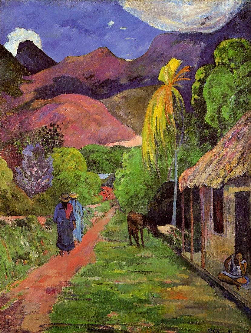 Rue de Tahiti da Paul Gauguin