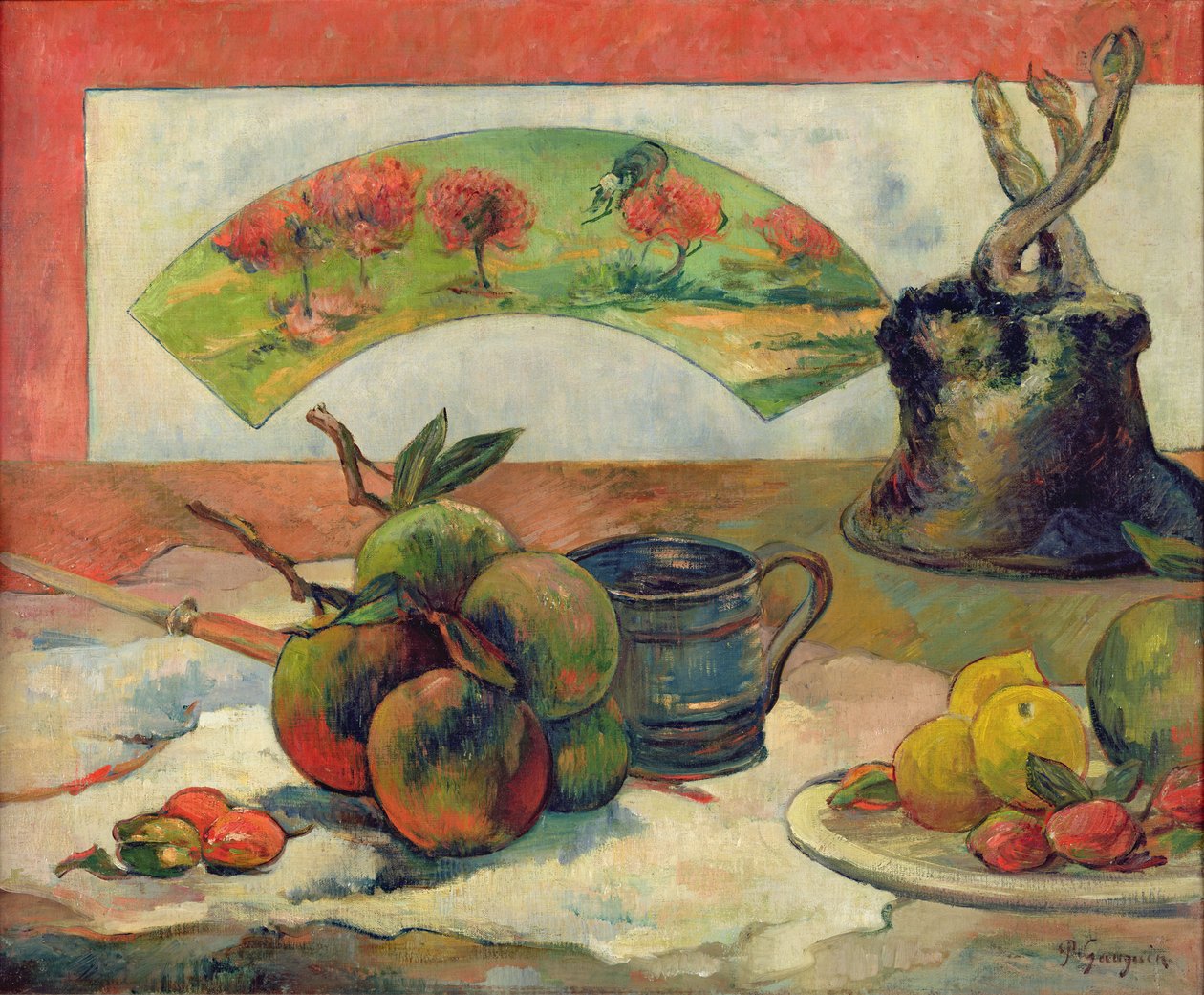 Natura morta con ventaglio, c.1889 da Paul Gauguin