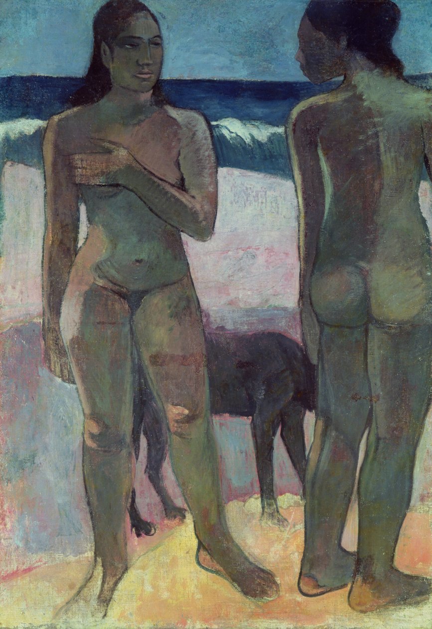 Due donne tahitiane sulla spiaggia, 1891 da Paul Gauguin