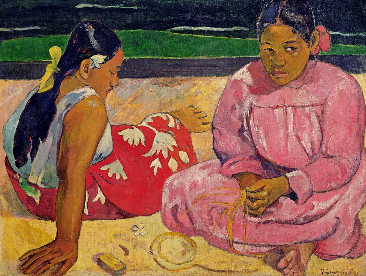 Donne di Tahiti, sulla spiaggia, 1891 da Paul Gauguin