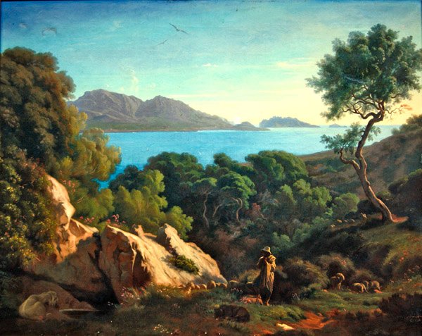 Vicino a Marsiglia da Paul Jean Flandrin