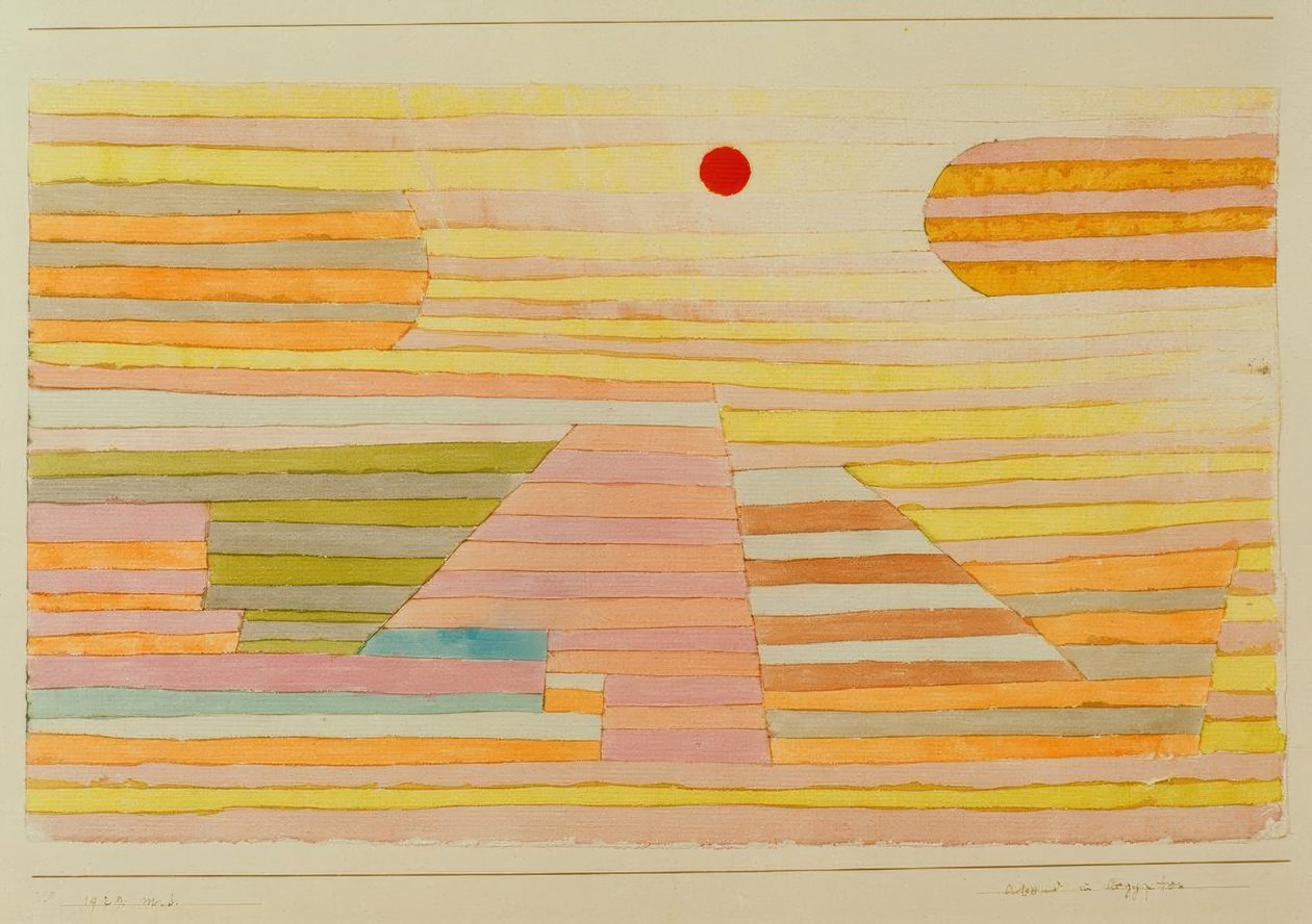 Sera in Egitto da Paul Klee