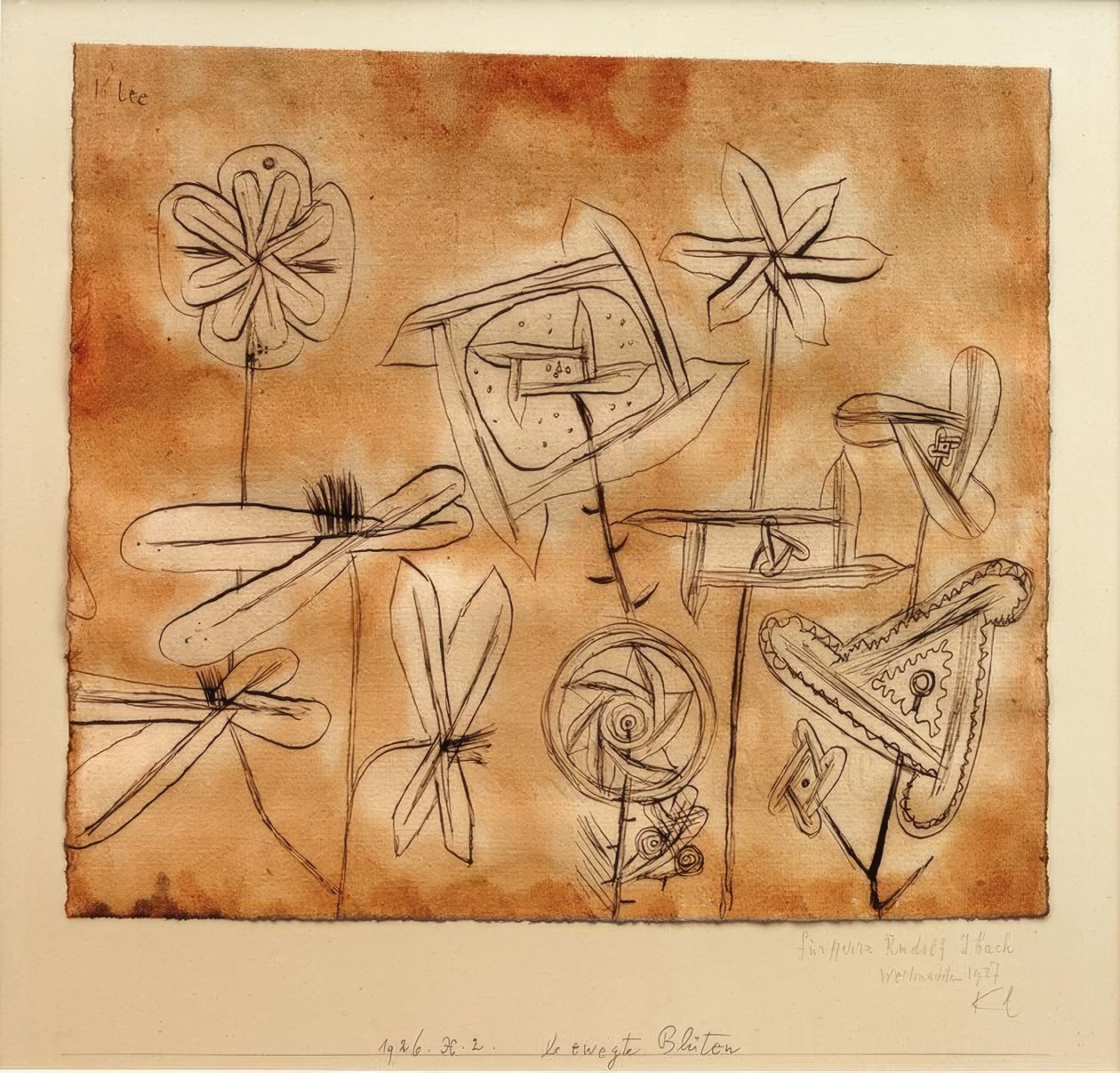 Fiori in movimento da Paul Klee