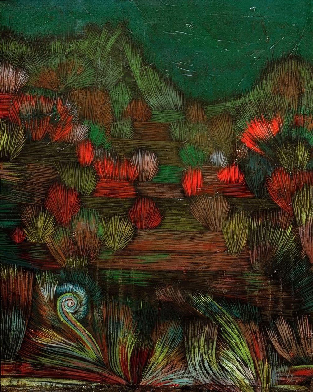 Piccolo dipinto di dune da Paul Klee