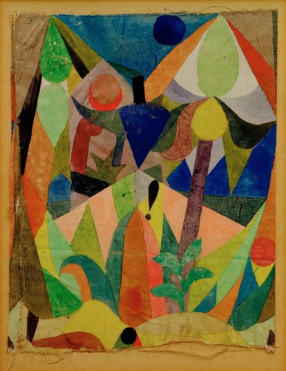 Paesaggio mite tropicale da Paul Klee